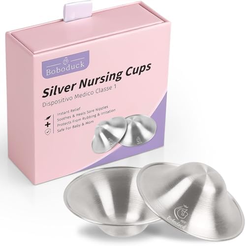 925 silver nursing cups — regular size